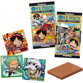ONE PIECE - CARDS WAFER LARGE PIRATE (+ CARD)