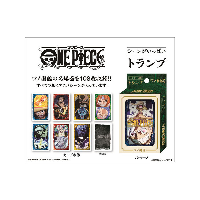 ONE PIECE 56 PLAYING CARDS WANO COUNTRY EDITION