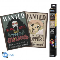 ONE PIECE SET 2 POSTERS 52X38 WANTED CHOPPER BROOK